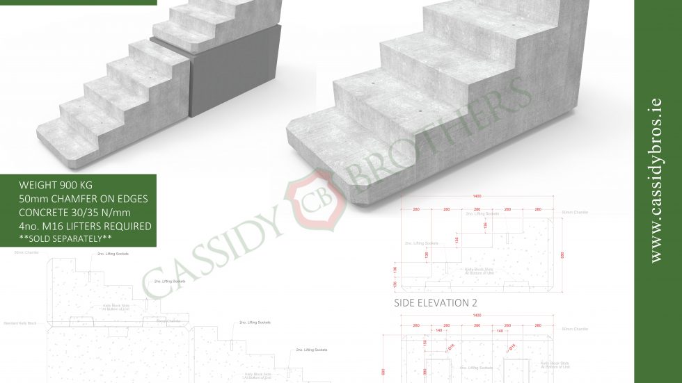 Kelly Blocks | Kentledge Blocks | Concrete Lego Blocks - Cassidy Brothers